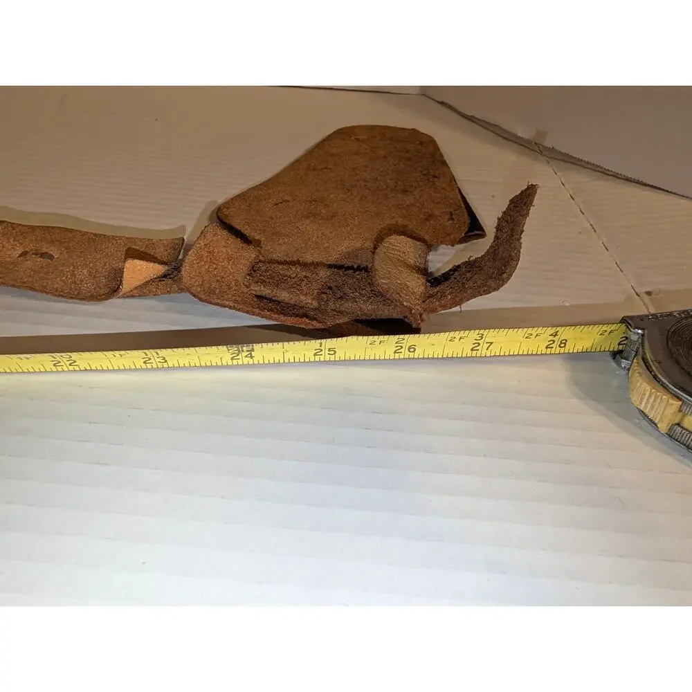 Vintage 1950s Kids Western Cowboy Toy Cap Gun Pistol Holster & Belt